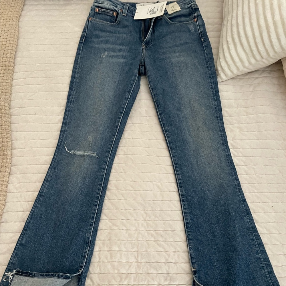 Trave size 27 boot cut jeans